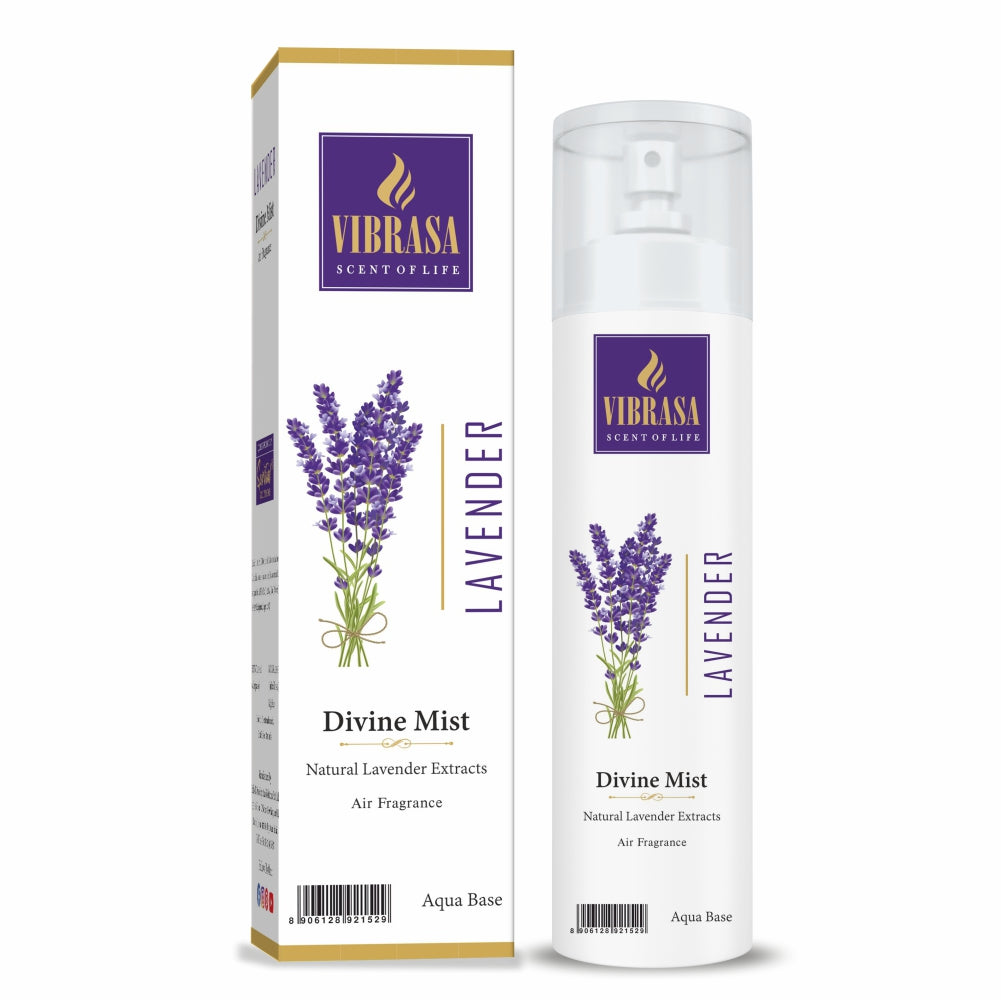 Divine Mist Lavender 100 ML Air Freshener Spray | Premium Air Freshener for Home and Mandir