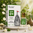 Pooja Itra Mogra 10 ml | Pure & Natural Attar for Mandir, Home Pooja, Worship & Meditation
