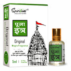 Pooja Itra Mogra (5ml Each) - Pack of 3 | Pure & Natural Attar for Mandir, Home Pooja, Worship & Meditation