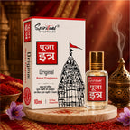 Pooja Itra Kesar 10 ml | Pure & Natural Attar for Mandir, Home Pooja, Worship & Meditation