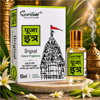 Pooja Itra Kewra 10 ml | Pure & Natural Attar for Mandir, Home Pooja, Worship & Meditation