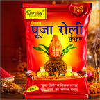 Deluxe Puja Roli Kumkum 35 gm | Traditional Puja Tilak Powder for Daily Rituals