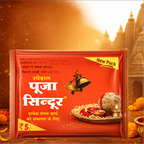 Special Pooja Sindoor 6 Gm | Bright Orange Vermilion Powder for Temple, Puja & Spiritual Rituals