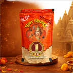 Deluxe Pooja Sindoor 1 Kg Zipper Pack | Bright Orange Vermilion Powder for Temple, Puja & Spiritual Rituals