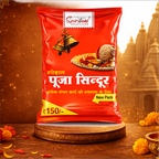 Special Pooja Sindoor 500 Gm | Bright Orange Vermilion Powder for Temple, Puja & Spiritual Rituals