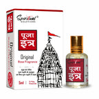Pooja Itra Rose (5ml Each) - Pack of 3 | Pure & Natural Attar for Mandir, Home Pooja, Worship & Meditation