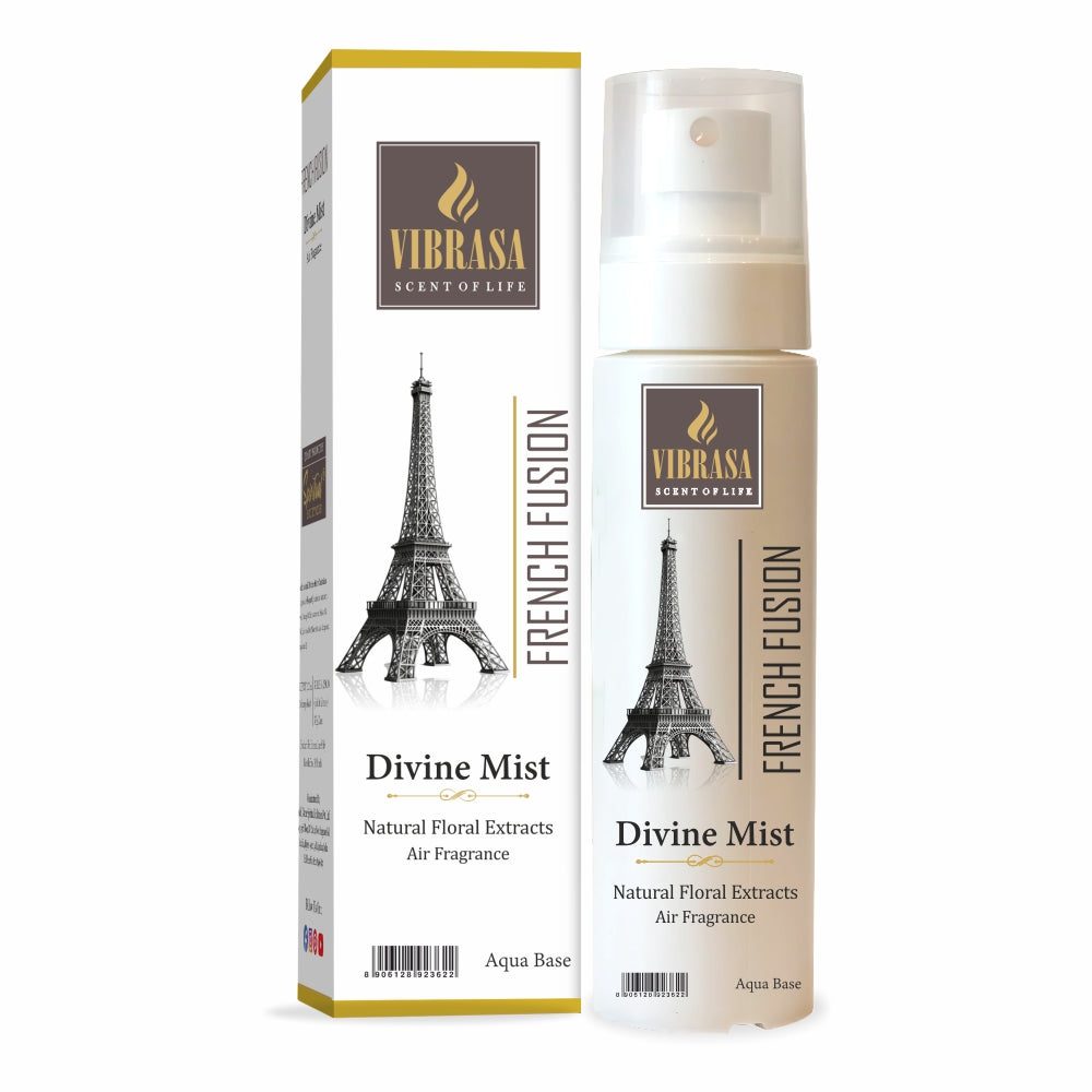 Divine Mist French Fusion 100 ML Air Freshener Spray | Premium Air Freshener for Home and Mandir
