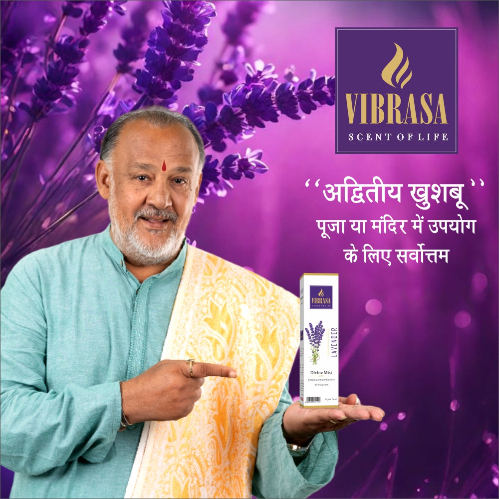 Divine Mist Lavender 100 ML Air Freshener Spray | Premium Air Freshener for Home and Mandir