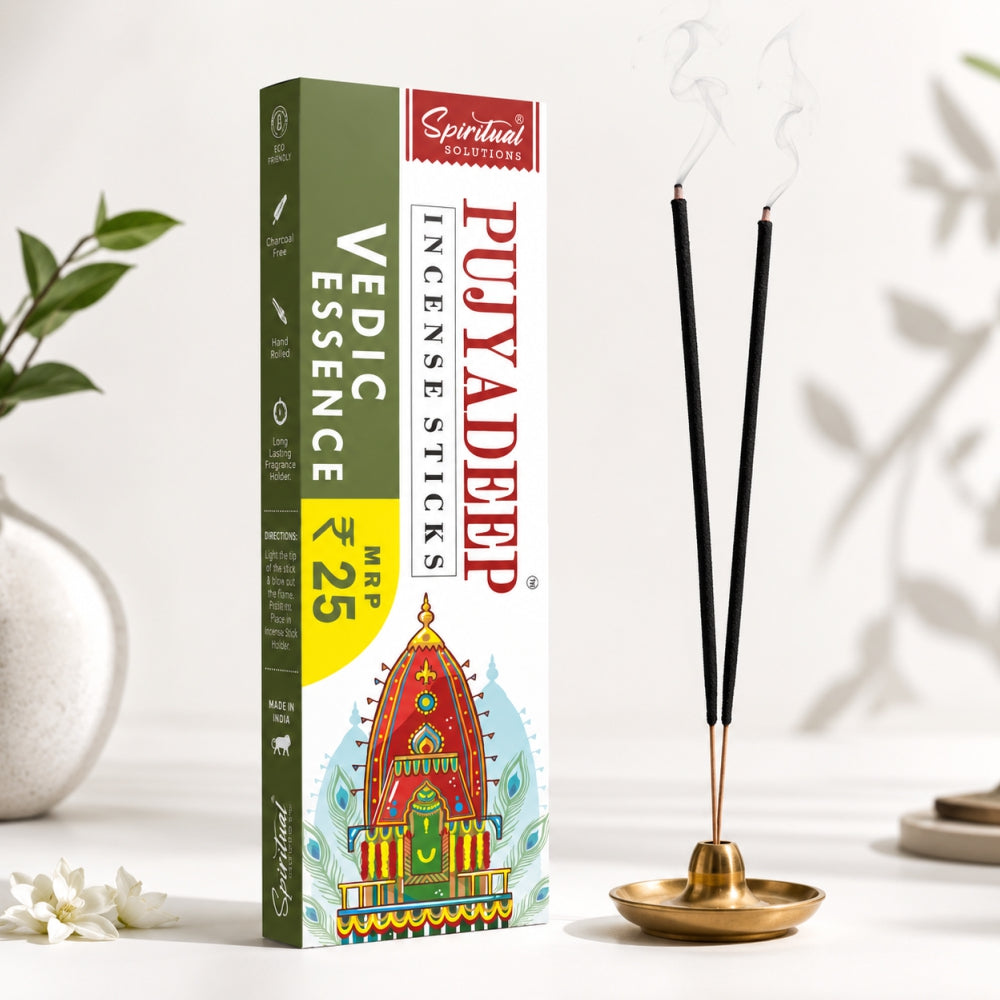 Premium Incense Sticks Vedic Essence | Long Lasting Natural Fragrance Agarbatti for Puja, Meditation, Home & Spiritual Ambience