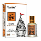 Pooja Itra Sandal (5ml Each) - Pack of 3 | Pure & Natural Attar for Mandir, Home Pooja, Worship & Meditation