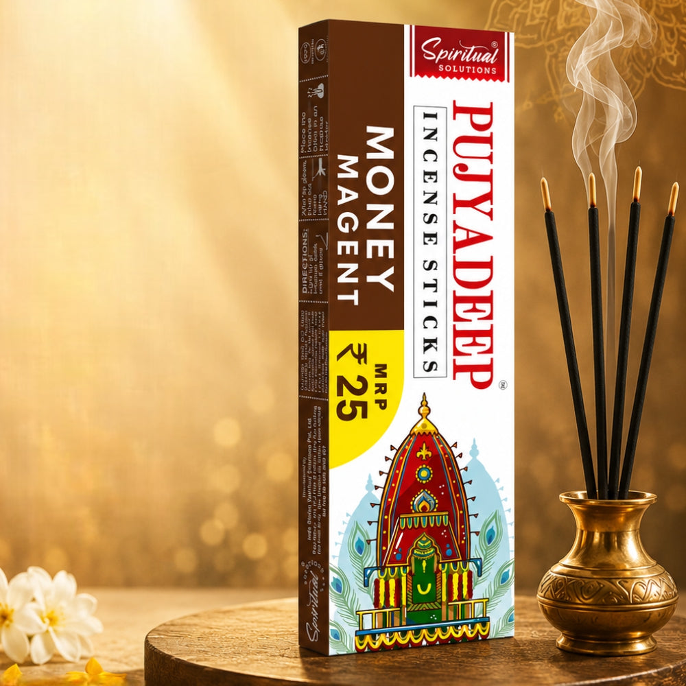 Premium Incense Sticks Money Magent | Long Lasting Natural Fragrance Agarbatti for Puja, Meditation, Home & Spiritual Ambience