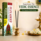Premium Incense Sticks Vedic Essence | Long Lasting Natural Fragrance Agarbatti for Puja, Meditation, Home & Spiritual Ambience