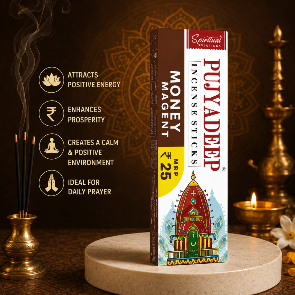 Premium Incense Sticks Money Magent | Long Lasting Natural Fragrance Agarbatti for Puja, Meditation, Home & Spiritual Ambience