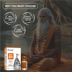 Pooja Itra Chandan Kesar 10 ml | Pure & Natural Attar for Mandir, Home Pooja, Worship & Meditation