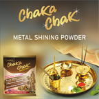 Chaka Chak Metal Shining Powder 50 Gms | Cleans Brass, Copper, Iron & Silver | Easy to Use, Sparkling Shine with Pleasant Fragrance