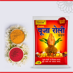 Deluxe Puja Roli Kumkum 16 gm | Traditional Puja Tilak Powder for Daily Rituals