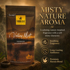 Valley Mist Premium Incense Sticks Zipper Pouch - Pack of 4 (90 g Each) | Long Lasting Natural Fragrance Agarbatti for Puja, Meditation, Home & Spiritual Ambience