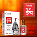 Pooja Itra Kesar (5ml Each) - Pack of 3 | Pure & Natural Attar for Mandir, Home Pooja, Worship & Meditation
