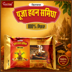 Premium Puja Havan Samidha 1 Kg Pouch | Pure Ingredients for Hawan, Pooja & Spiritual Rituals