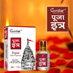 Pooja Itra Rose (5ml Each) - Pack of 3 | Pure & Natural Attar for Mandir, Home Pooja, Worship & Meditation