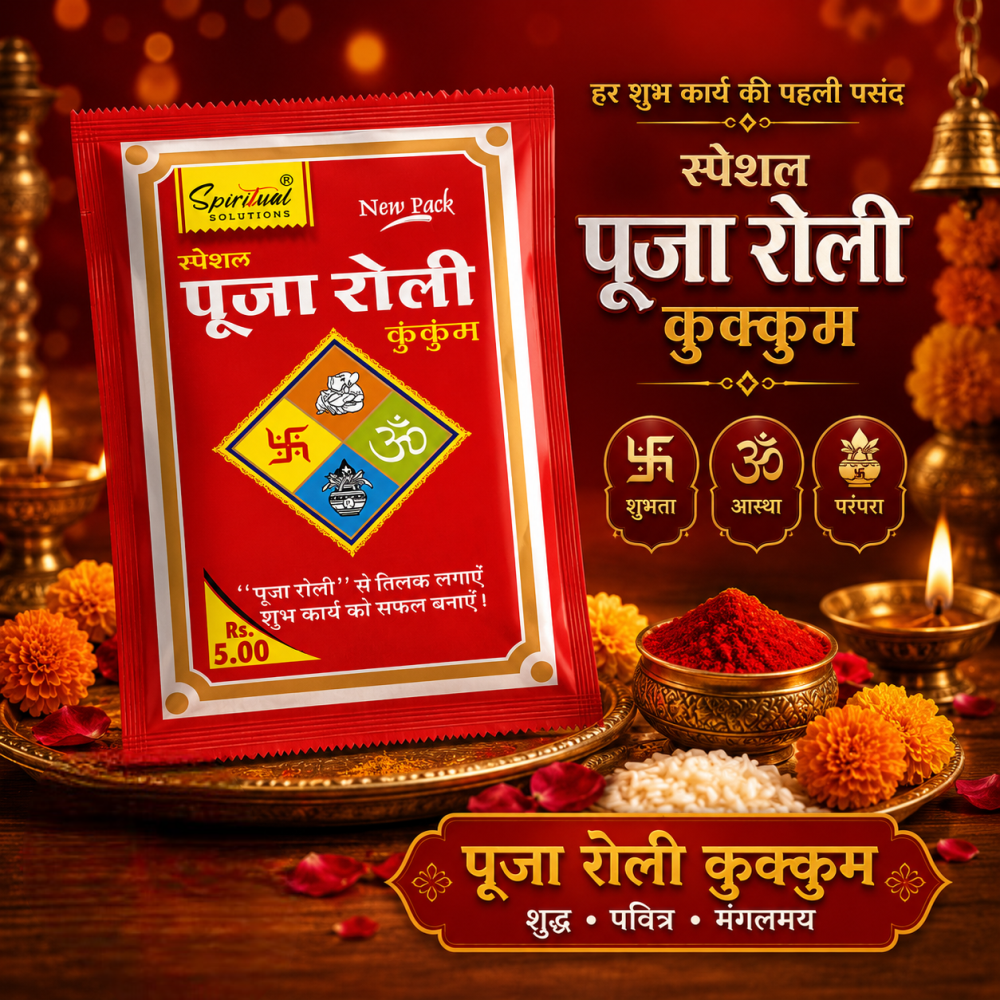 Special Puja Roli Kumkum 10 gm | Traditional Puja Tilak Powder for Daily Rituals