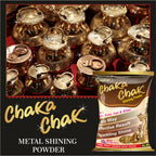 Chaka Chak Metal Shining Powder 200 Gms | Cleans Brass, Copper, Iron & Silver | Easy to Use, Sparkling Shine with Pleasant Fragrance