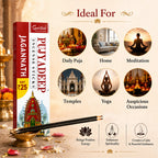 Premium Incense Sticks Jagannath | Long Lasting Natural Fragrance Agarbatti for Puja, Meditation, Home & Spiritual Ambience