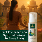 Divine Mist Vrindavan Vibes 100 ML Air Freshener Spray | Premium Air Freshener for Home and Mandir