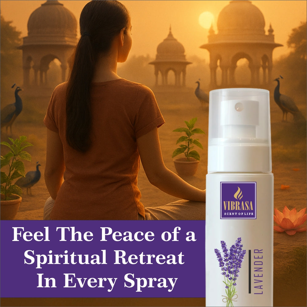 Divine Mist Lavender 100 ML Air Freshener Spray | Premium Air Freshener for Home and Mandir