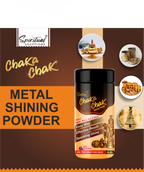 Chaka Chak Metal Shining Powder 250 Gms | Cleans Brass, Copper, Iron & Silver | Easy to Use, Sparkling Shine with Pleasant Fragrance