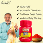 Premium Red Chandan Kesar Powder Pack of 12 (20g Each) | Pure Puja & Tilak Powder
