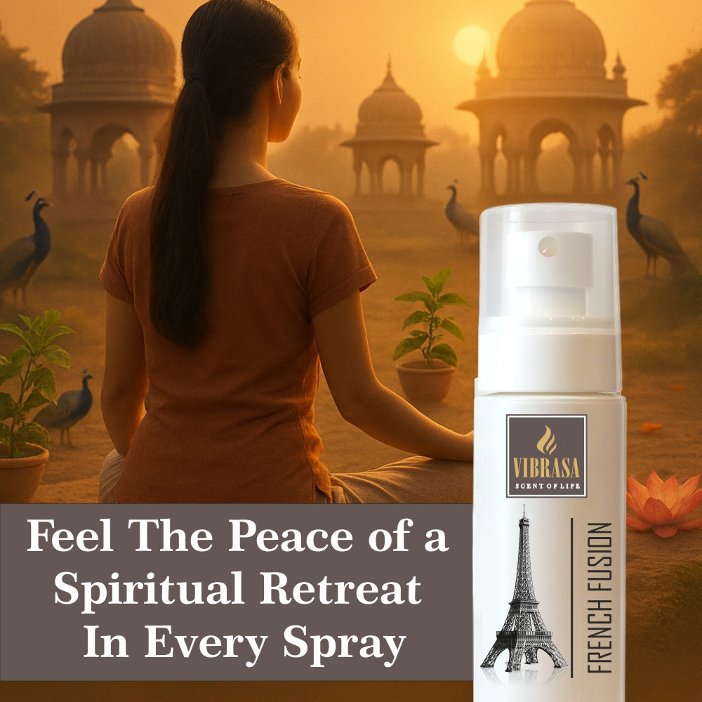 Divine Mist French Fusion 100 ML Air Freshener Spray | Premium Air Freshener for Home and Mandir