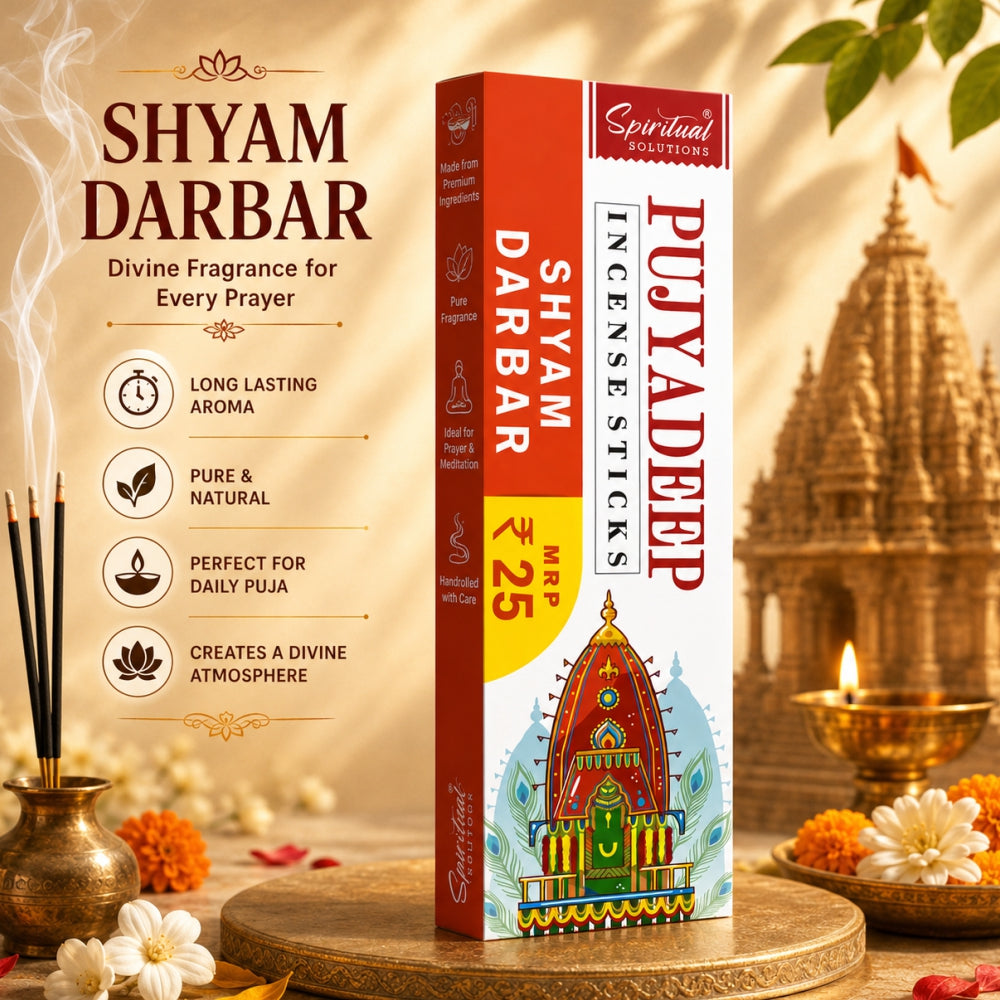 Premium Incense Sticks Shyam Darbar | Long Lasting Natural Fragrance Agarbatti for Puja, Meditation, Home & Spiritual Ambience