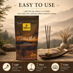Valley Mist Premium Incense Sticks Zipper Pouch - Pack of 4 (90 g Each) | Long Lasting Natural Fragrance Agarbatti for Puja, Meditation, Home & Spiritual Ambience