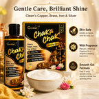 Chaka Chak Shining Gel 200 ml | Cleans Brass, Copper, Iron & Silver | Easy to Use, Sparkling Shine with Pleasant Fragrance