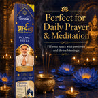 Prarthana Incense Sticks Prabhu Charan 9 Gm | Long Lasting Natural Fragrance Agarbatti for Puja, Meditation, Home & Spiritual Ambience