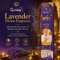 Prarthana Incense Sticks Lavender 9 Gm | Long Lasting Natural Fragrance Agarbatti for Puja, Meditation, Home & Spiritual Ambience