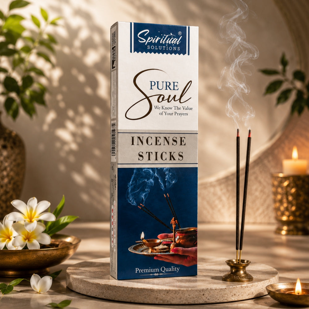 Pure Soul Premium Incense Sticks (35 g) | Long Lasting Natural Fragrance Agarbatti for Puja, Meditation, Home & Spiritual Ambience