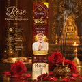 Prarthana Incense Sticks Rose 9 Gm | Long Lasting Natural Fragrance Agarbatti for Puja, Meditation, Home & Spiritual Ambience