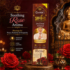 Prarthana Incense Sticks Rose 9 Gm | Long Lasting Natural Fragrance Agarbatti for Puja, Meditation, Home & Spiritual Ambience