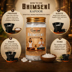 Spiritual Aroma Gift Set with Electric Kapoor Dani, Bhimseni Kapoor (100 g) & Sandalwood Aroma Oil (15 ml) for Puja, Meditation & Home Fragrance