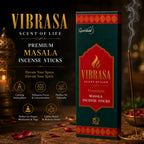 Vibrasa Premium Masala Incense Sticks (50 g) | Long Lasting Natural Fragrance Agarbatti for Puja, Meditation, Home & Spiritual Ambience