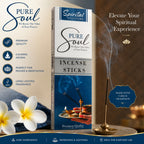 Pure Soul Premium Incense Sticks (35 g) | Long Lasting Natural Fragrance Agarbatti for Puja, Meditation, Home & Spiritual Ambience