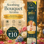 Prarthana Incense Sticks Bouqet 9 Gm | Long Lasting Natural Fragrance Agarbatti for Puja, Meditation, Home & Spiritual Ambience