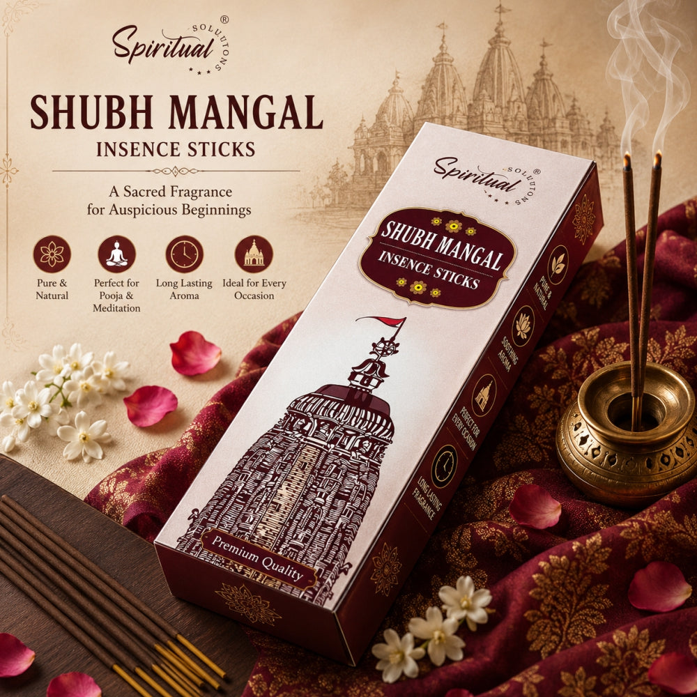 Shubh Mangal Premium Incense Sticks (35 g) | Long Lasting Natural Fragrance Agarbatti for Puja, Meditation, Home & Spiritual Ambience