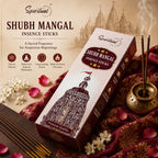 Shubh Mangal Premium Incense Sticks (35 g) | Long Lasting Natural Fragrance Agarbatti for Puja, Meditation, Home & Spiritual Ambience