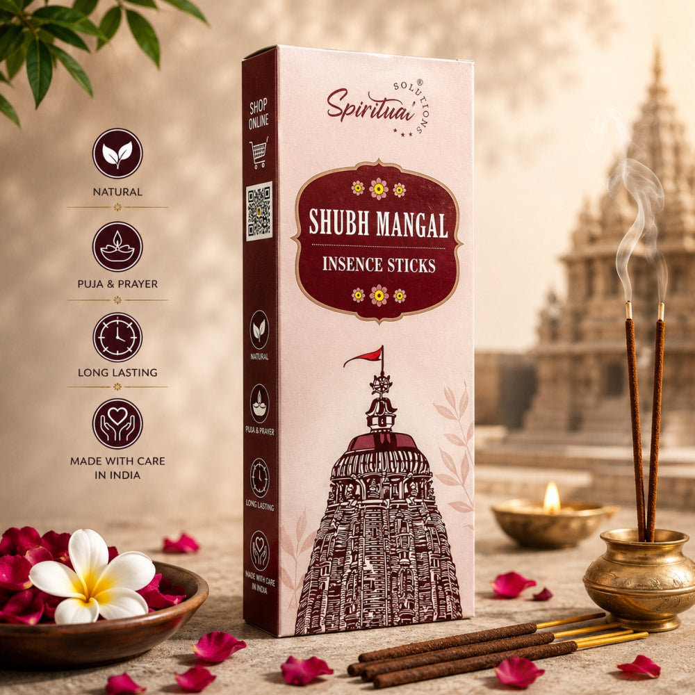 Shubh Mangal Premium Incense Sticks (35 g) | Long Lasting Natural Fragrance Agarbatti for Puja, Meditation, Home & Spiritual Ambience