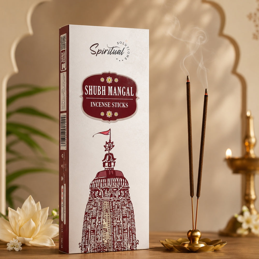 Shubh Mangal Premium Incense Sticks (35 g) | Long Lasting Natural Fragrance Agarbatti for Puja, Meditation, Home & Spiritual Ambience