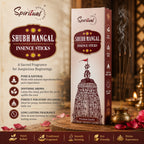 Shubh Mangal Premium Incense Sticks (35 g) | Long Lasting Natural Fragrance Agarbatti for Puja, Meditation, Home & Spiritual Ambience