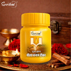 Premium Yellow Chandan Tika Paste Pack of 6 (40 ml Each) | Sandalwood Tilak for Daily Puja, Mandir, Havan & Festivals | Long Lasting Fragrance